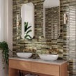 Borealis Green 15cm x 30cm Wall Tile