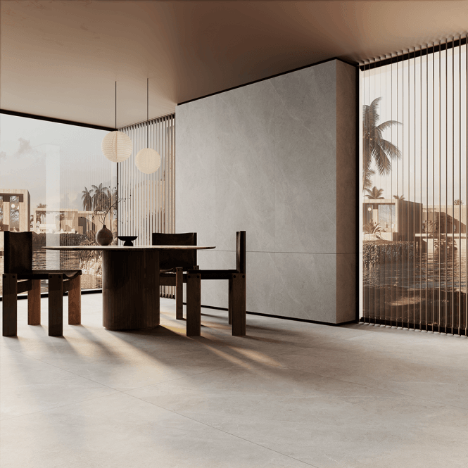 Bourne Cream 90cm x 90cm Floor Tile