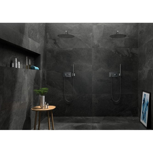 Brazilian Slate Rail Black 30cm x 60cm Wall & Floor Tile
