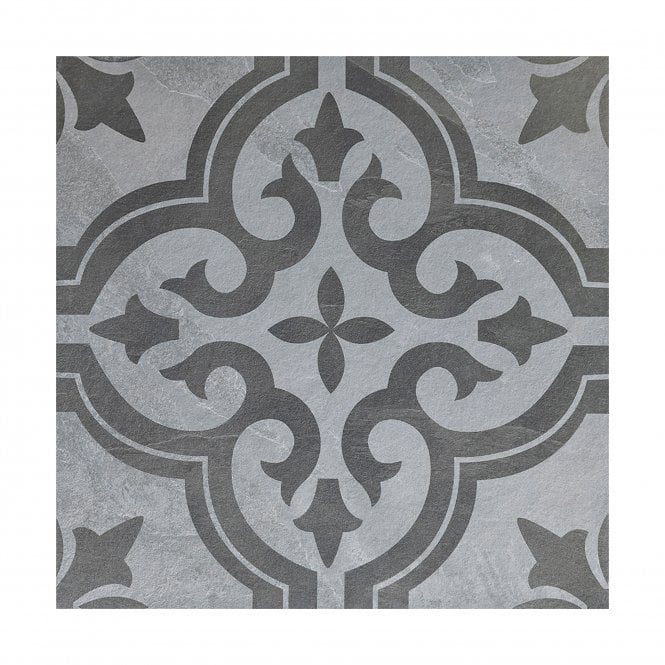 Brazillian Black/Grey Flower 60cm x 60cm 2cm Slab Tile