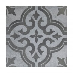 Brazillian Black/Grey Flower 60cm x 60cm 2cm Slab Tile