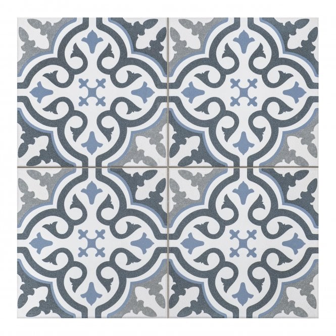 Briana Marine 45cm x 45cm Wall & Floor Tile