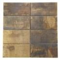 Brick Oxidised Gold 30.6cm x 30.2cm Mosaic Tile