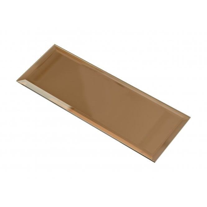 Brown Mirror 7.5cm x 20cm Wall Tile
