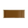 Brown Mirror 7.5cm x 20cm Wall Tile