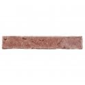 Brutalist Brick Crackle Coralito 3.8cm x 23.5cm Wall Tile
