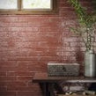 Brutalist Brick Crackle Coralito 3.8cm x 23.5cm Wall Tile
