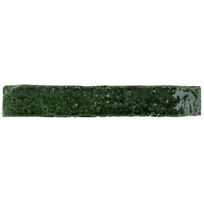 Brutalist Brick Crackle Emerald 3.8cm x 23.5cm Wall Tile