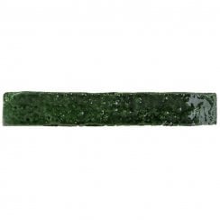 Brutalist Brick Crackle Emerald 3.8cm x 23.5cm Wall Tile