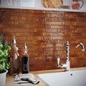 Brutalist Brick Crackle Honey 3.8cm x 23.5cm Wall Tile