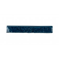 Brutalist Brick Crackle Indigo 3.8cm x 23.5cm Bullnosed Wall Tile