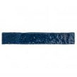 Brutalist Brick Crackle Indigo 3.8cm x 23.5cm Wall Tile