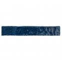 Brutalist Brick Crackle Indigo 3.8cm x 23.5cm Wall Tile