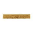 Brutalist Brick Crackle Mustard 3.8cm x 23.5cm Bullnosed Wall Tile