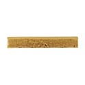 Brutalist Brick Crackle Mustard 3.8cm x 23.5cm Bullnosed Wall Tile
