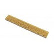 Brutalist Brick Crackle Mustard 3.8cm x 23.5cm Bullnosed Wall Tile