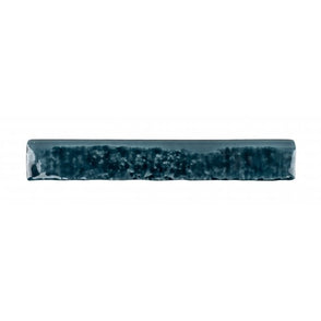 Brutalist Brick Crackle Sapphire 3.8cm x 23.5cm Bullnosed Wall Tile