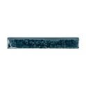 Brutalist Brick Crackle Sapphire 3.8cm x 23.5cm Bullnosed Wall Tile