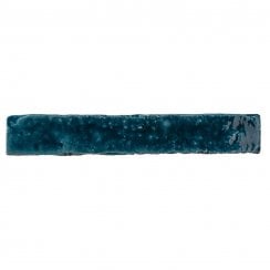 Brutalist Brick Crackle Sapphire 3.8cm x 23.5cm Wall Tile