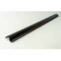 Bullnose Black Matt 1.2cm x 15cm Border tile