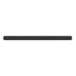 Bullnose Black Matt 1.2cm x 20cm Border Tile