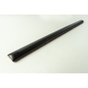 Bullnose Black Matt 1.2cm x 20cm Border Tile