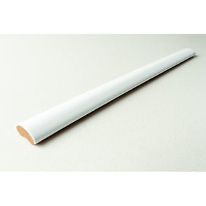 Bullnose White Gloss 1.2cm x 15cm Border tile
