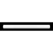 Bullnose White Gloss 1.2cm x 15cm Border tile