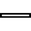 Bullnose White Gloss 1.2cm x 20cm Border Tile