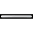 Bullnose White Matt 1.2cm x 20cm Border Tile