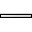 Bullnose White Matt 1.2cm x 20cm Border Tile