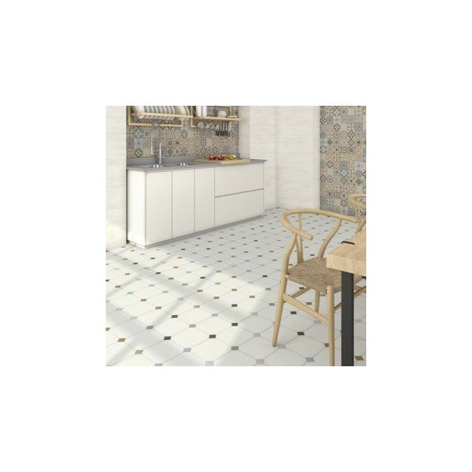 Cabaret Taco Antracite 4cm x 4cm Wall & Floor Tile