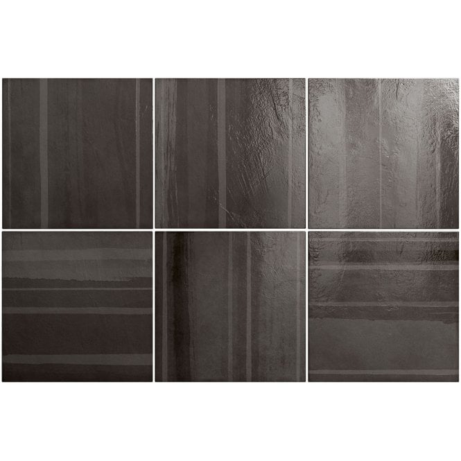 Equipe Cala Obsidian 20cm x 20cm Wall Tile