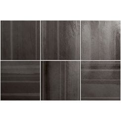 Equipe Cala Obsidian 20cm x 20cm Wall Tile