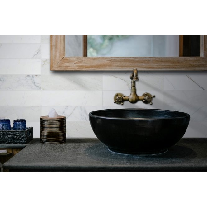 Calacatta Marble Gold 7.5cm x 30.5cm Wall & Floor Tile