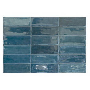 Calpe Blue 5cm x 15cm Wall Tile