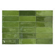Calpe Olive 5cm x 15cm Wall Tile