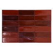 Calpe Red 5cm x 15cm Wall Tile