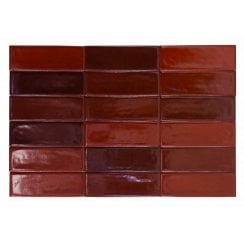 Calpe Red 5cm x 15cm Wall Tile