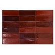 Calpe Red 5cm x 15cm Wall Tile