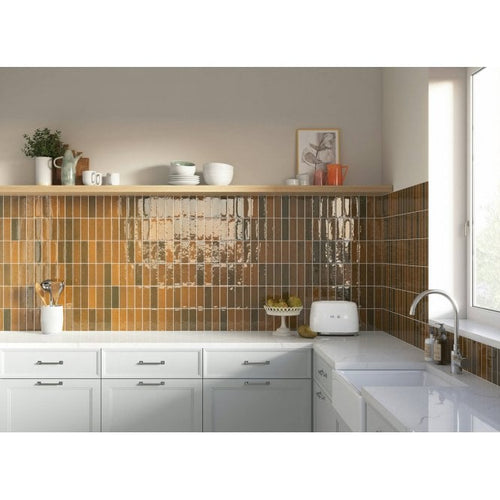 Calpe Terra 5cm x 15cm Wall Tile