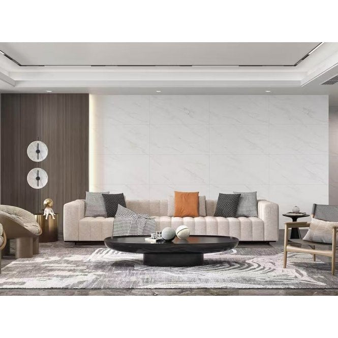 Camden White 60cm x 120cm Wall & Floor Tile