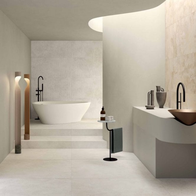 Italian Design Camouflage Gold Vern Rectified 60cm x 120cm Wall and Floor Tile