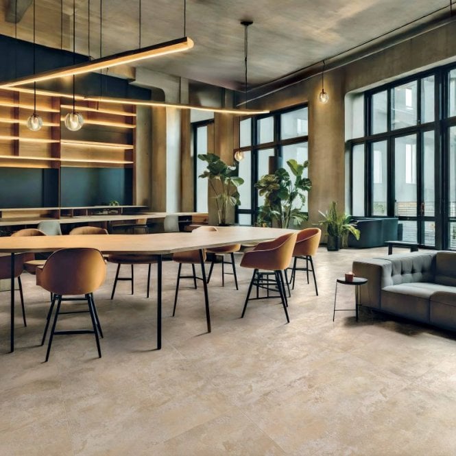 Italian Design Camouflage Gold Vern Rectified 60cm x 120cm Wall and Floor Tile
