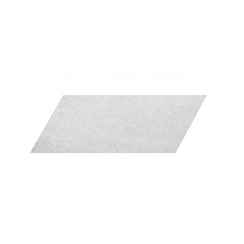 Canyon Chevron Blanco Left 10cm x 30cm Wall Tile