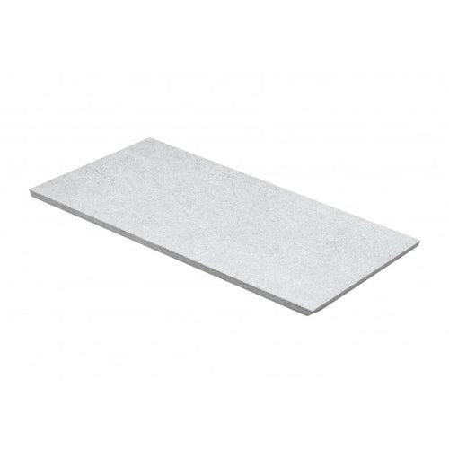 Canyon Chevron Blanco Left 10cm x 30cm Wall Tile