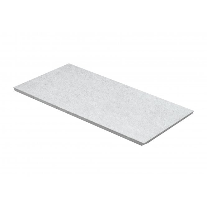 Canyon Chevron Blanco Left 10cm x 30cm Wall Tile