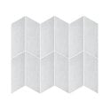 Canyon Chevron Blanco Left 10cm x 30cm Wall Tile