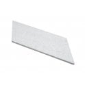 Canyon Chevron Blanco Right 10cm x 30cm Wall Tile