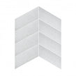 Canyon Chevron Blanco Right 10cm x 30cm Wall Tile